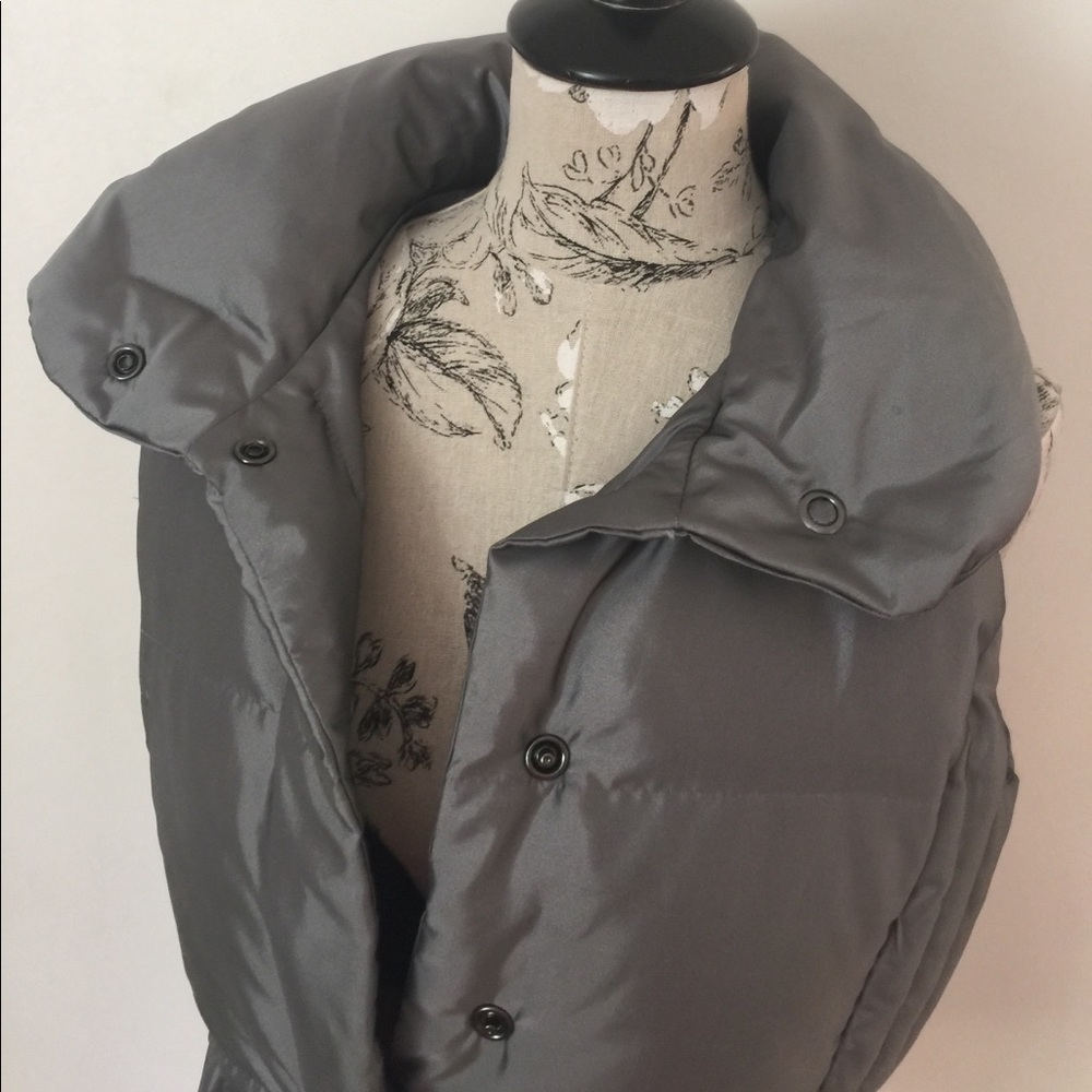 Loft Gray Puff Vest S - Picture 5 of 6